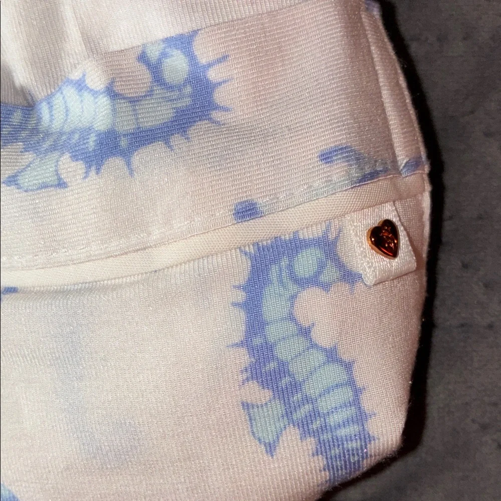 Victoria's Secret White and Blue Seahorse Pajama Set - Picture 4 of 7